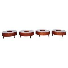 Vintage 42"x 16" Coalesse Round table by Steelcase