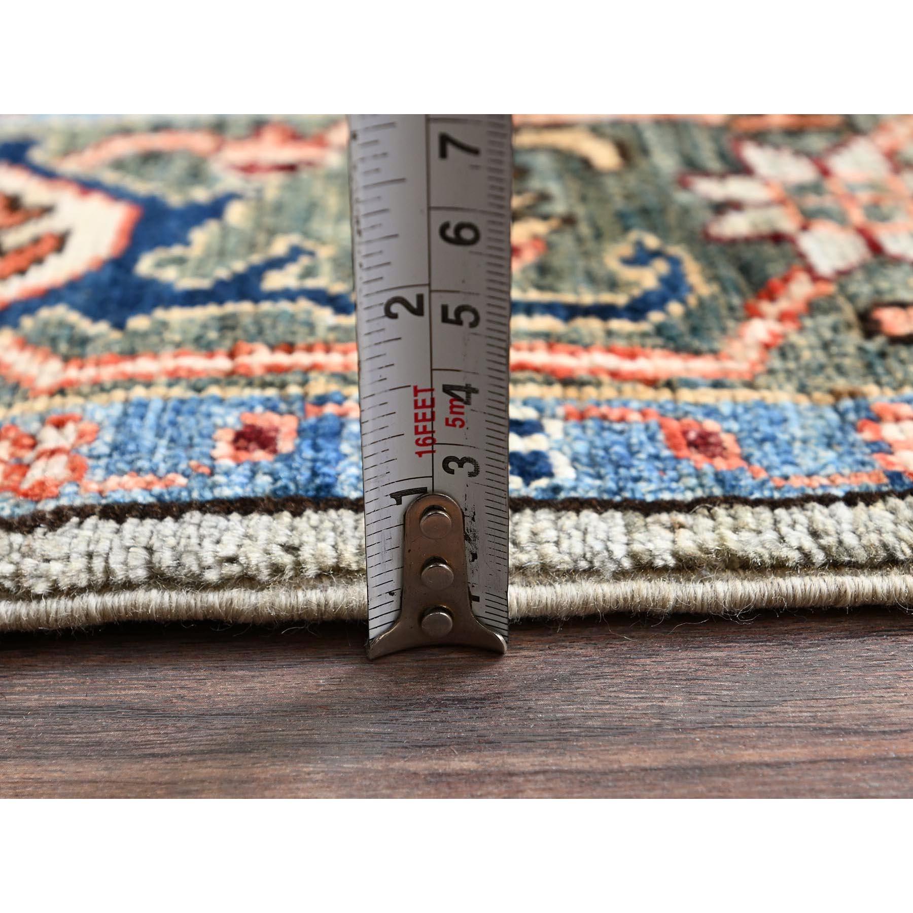 Tapis de course en laine douce nouée à la main 4'2 