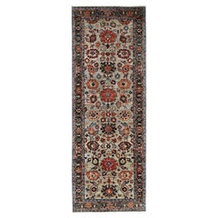 Tapis de course en laine douce nouée à la main 4
2 "x11
9" vert clair Heriz All Over Design