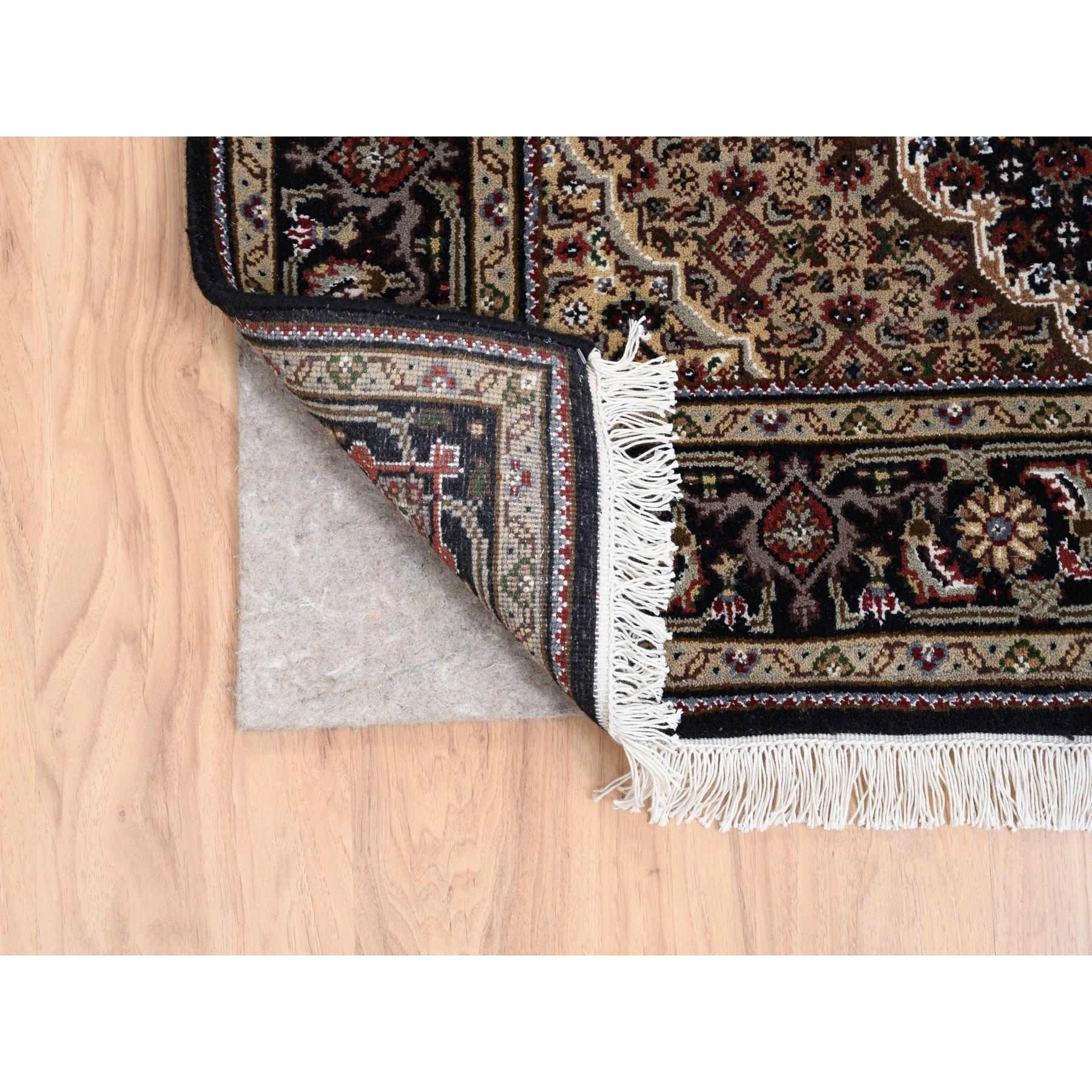 Indien Tapis oriental large et noué à la main Tabriz Mahi Design 4'2