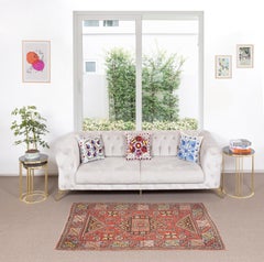 4.2x6 Ft Semi Antique Turkish Rug, Circa 1940