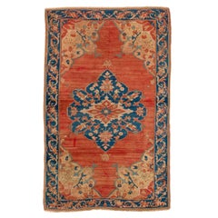 Alfombra turca antigua Magri "Fethiye" de 4,2 x 6,7 pies, ca. 1900