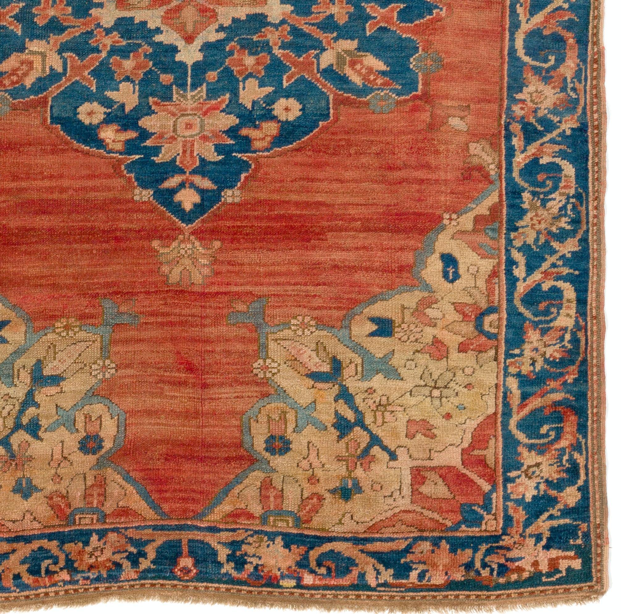 Hand-Knotted 4.2x6.7 Ft Antique Turkish Magri 'Fethiye' Rug, Ca 1900 For Sale