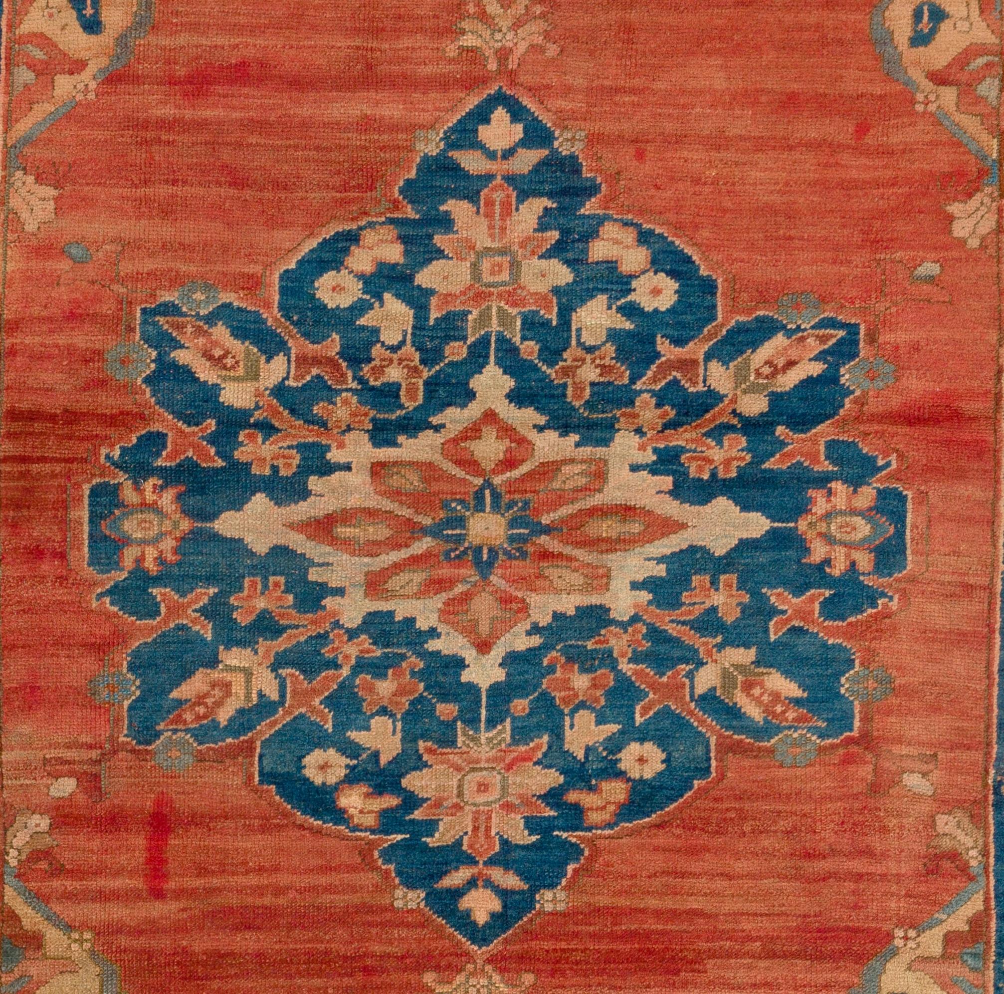 4.2x6.7 Ft Antiker türkischer Magri 'Fethiye' Teppich, um 1900 (Handgeknüpft) im Angebot