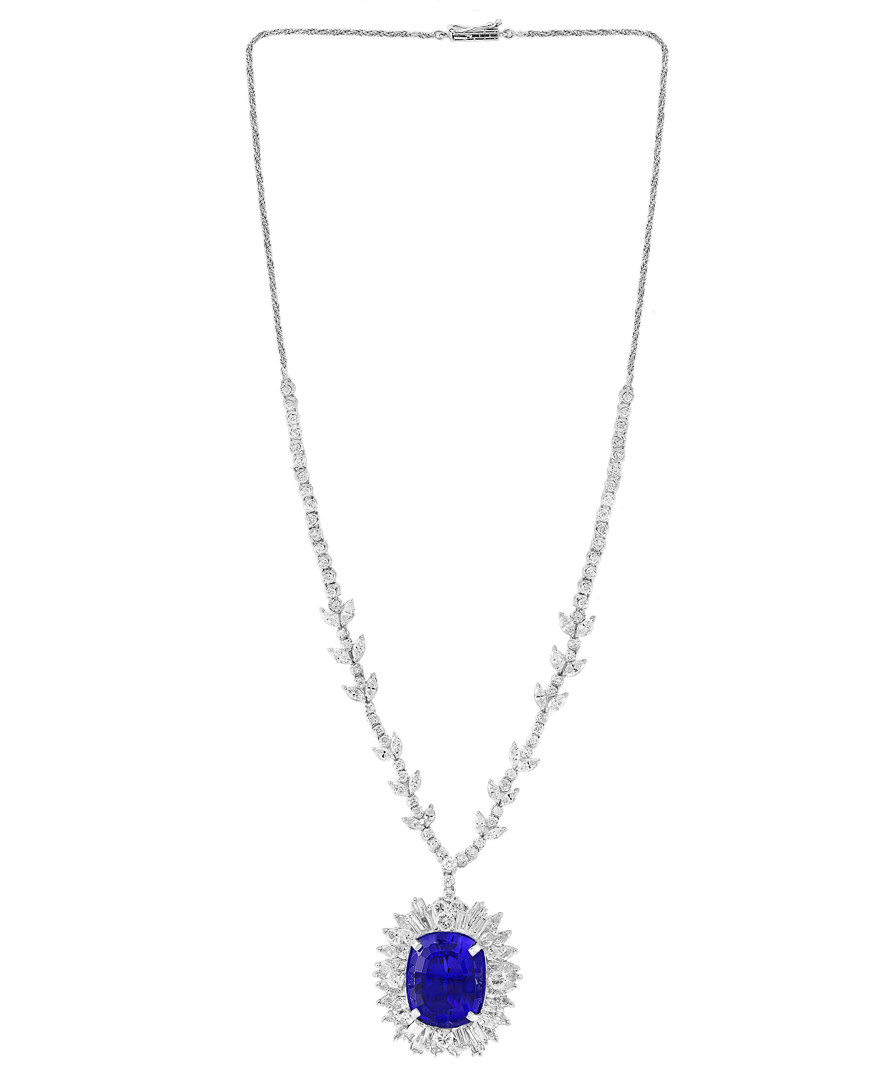 tanzanite necklaces