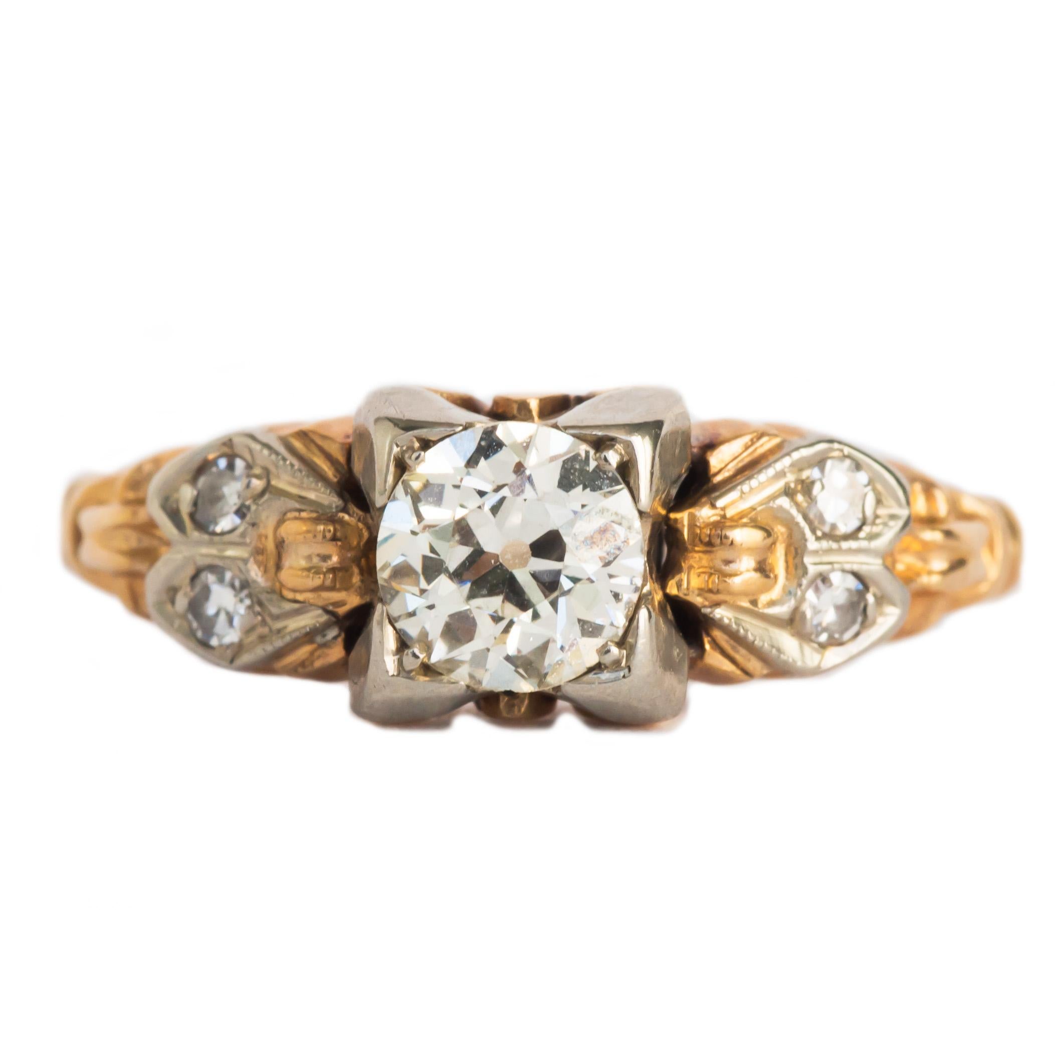 .43 Carat Diamond Yellow Gold Engagement Ring