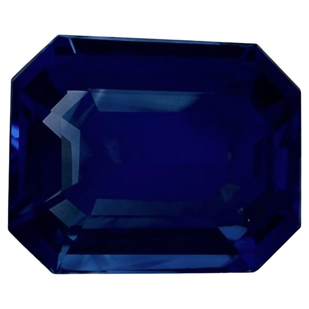 4.3 Ct Blue Sapphire Cushion Loose Gemstone