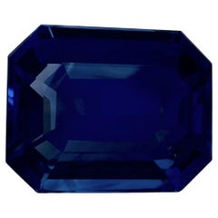 4.3 Ct Blue Sapphire Cushion Loose Gemstone