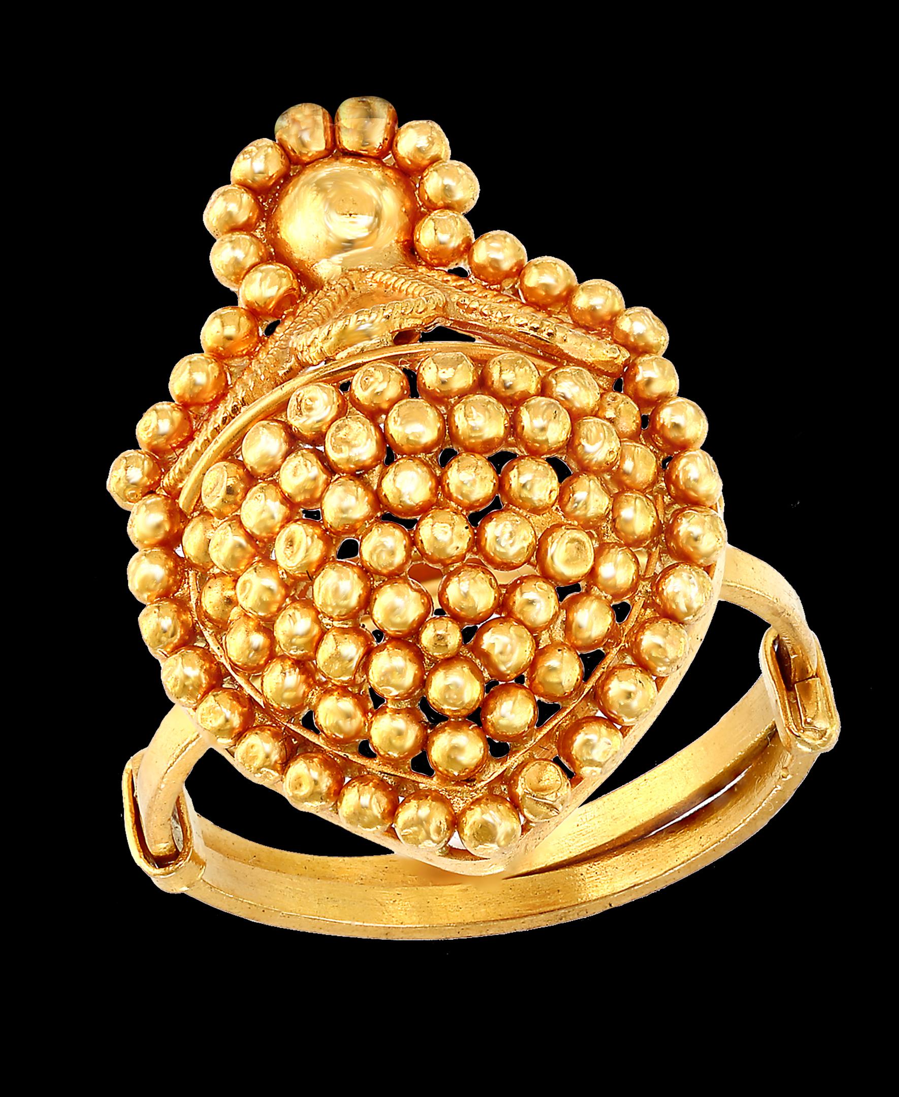 43 Gm 22 Karat Gold Necklace and Ring Suite Bridal Princess Necklace Adjustable 1