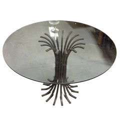 43" Round Extruded Iron Outdoor/Patio Dining Table Coated, 3 Available