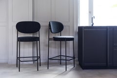 430 Barstool in Charcoal Grey by Verner Panton