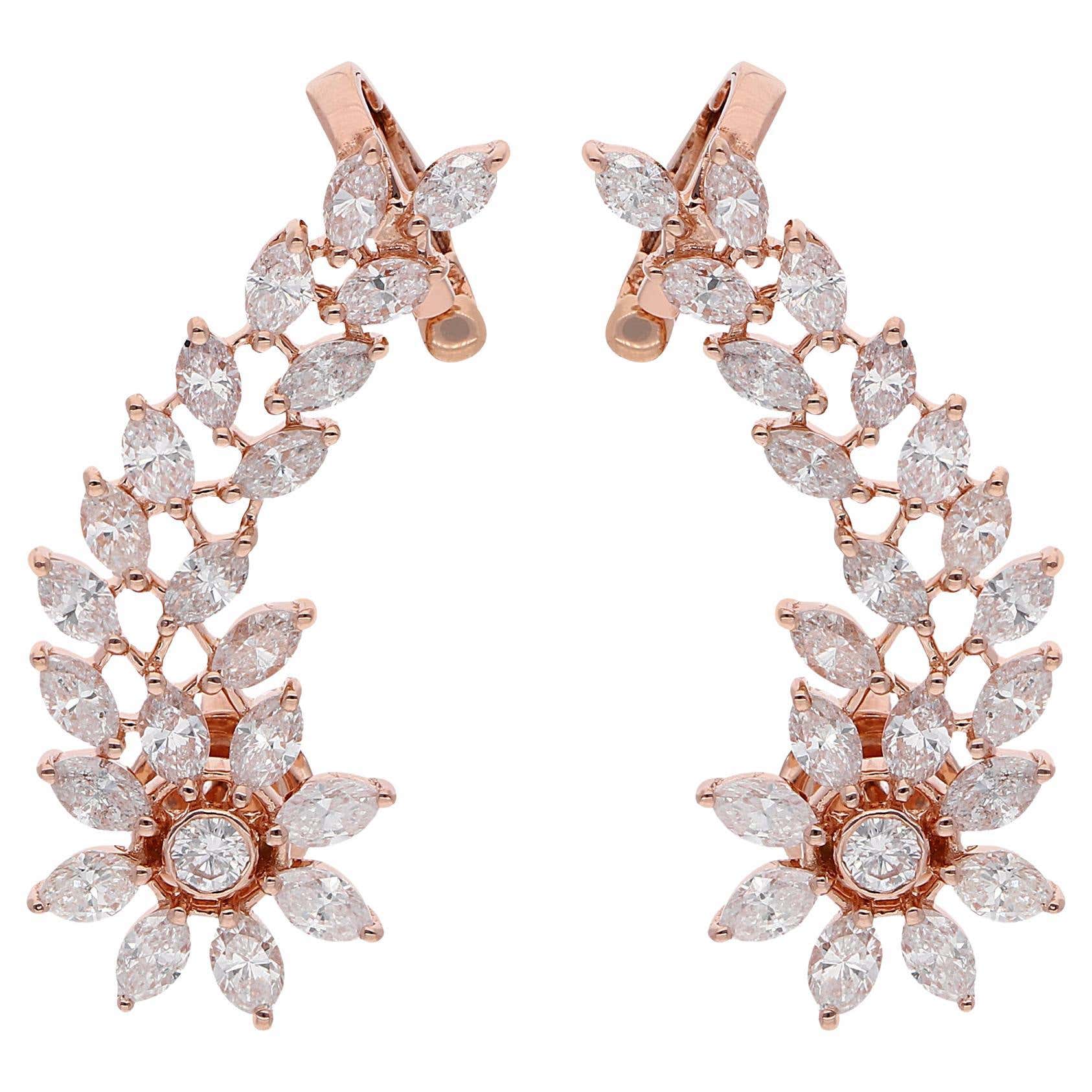 Buy Woman Girls Leaf Ear Cuff Earrings Cartilage Stud Clip On Wrap