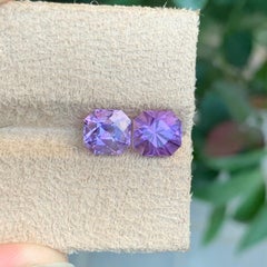 4.30 Carat Natural Loose Dual Amethyst Gemstone For Jewellery