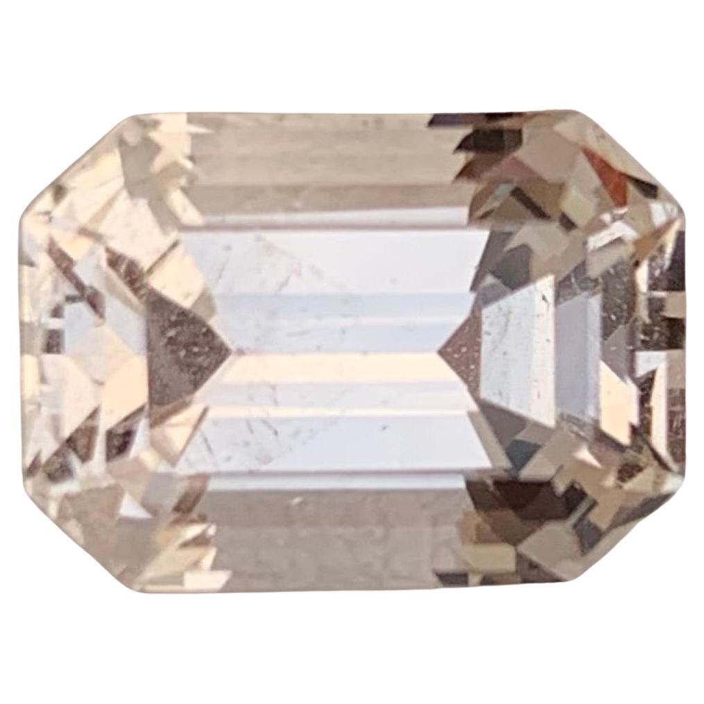 4.30 Carat Natural Loose Golden Topaz Emerald Shape Gemstone For Sale