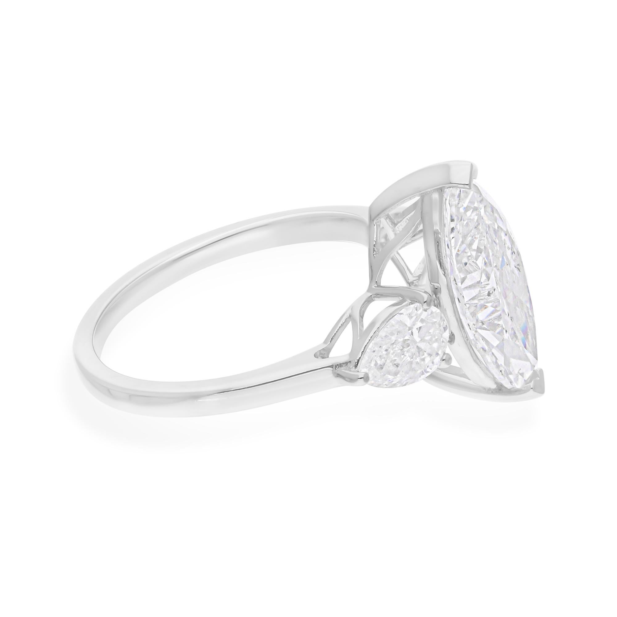Cast from 18-karat gold, these exquisite ring is handset with 4.30 carats of sparkling diamonds.

FOLLOW SPECTRUM JEWELS storefront to view the latest collection & exclusive pieces. Spectrum Jewels is proudly rated as a Top Seller on 1stdibs with 5