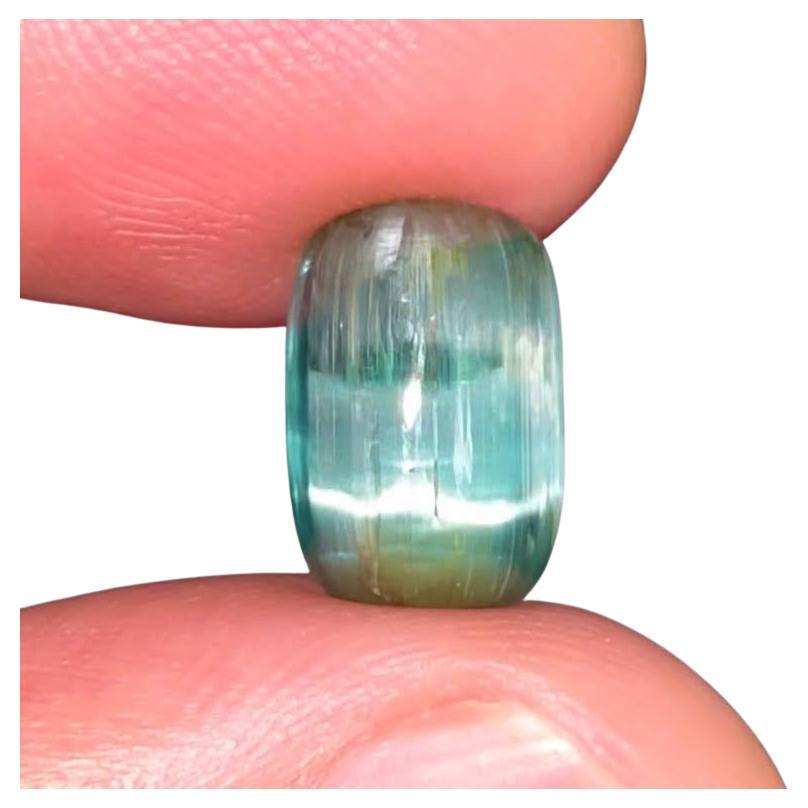 4.30 Carats Cat’s Eye Tourmaline Stone Oval Cut Natural Afghan Gemstone For Sale