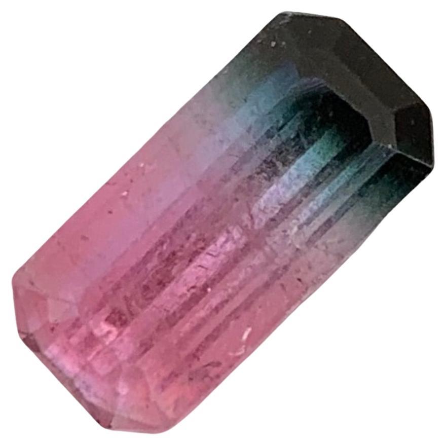 4.30 Carats Natural Loose Tri Color Tourmaline Gemstone For Jewellery Making 