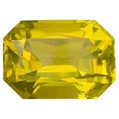 43.05 Carat Natural Loose Lemon Quartz Stone Fancy Emerald Cut African Gemstone (pierre précieuse africaine)