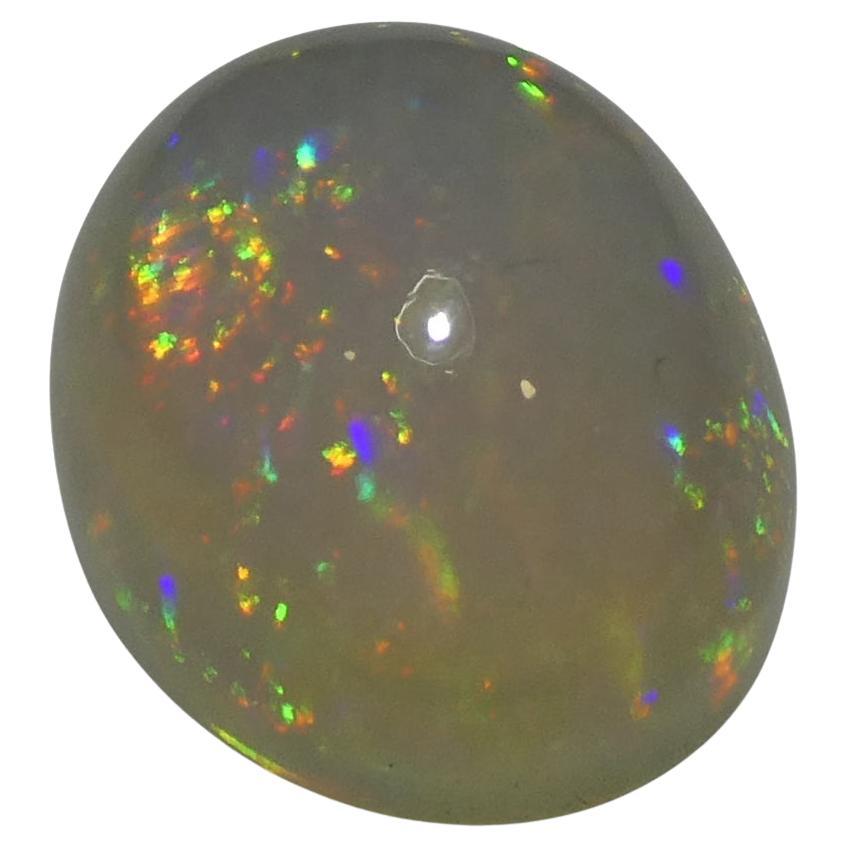 Ópalo Blanco Cabujón Ovalado de 4,31ct de Etiopía