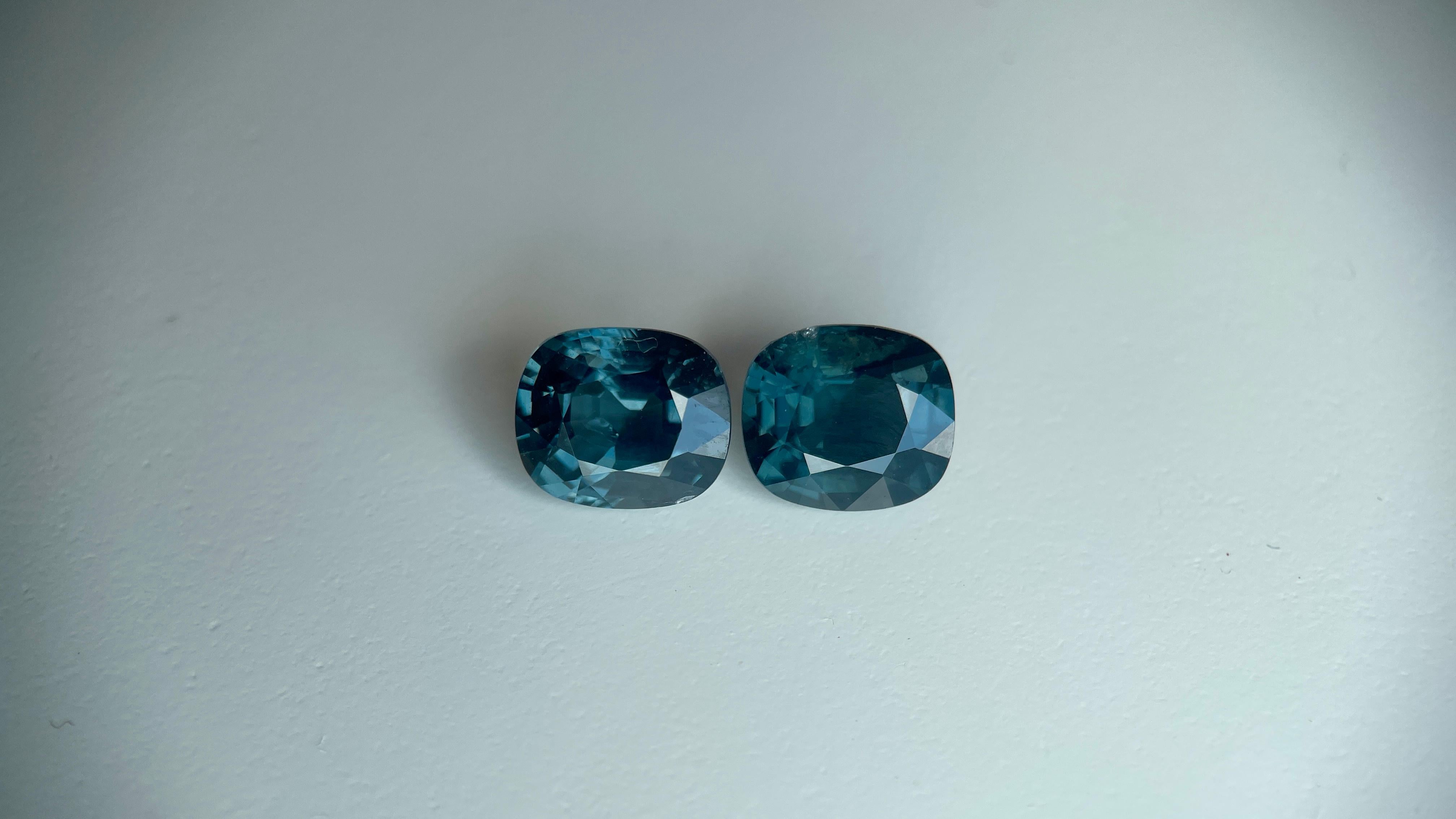 Art Déco 4.32Ct Greenish Grey Spinel in vendita