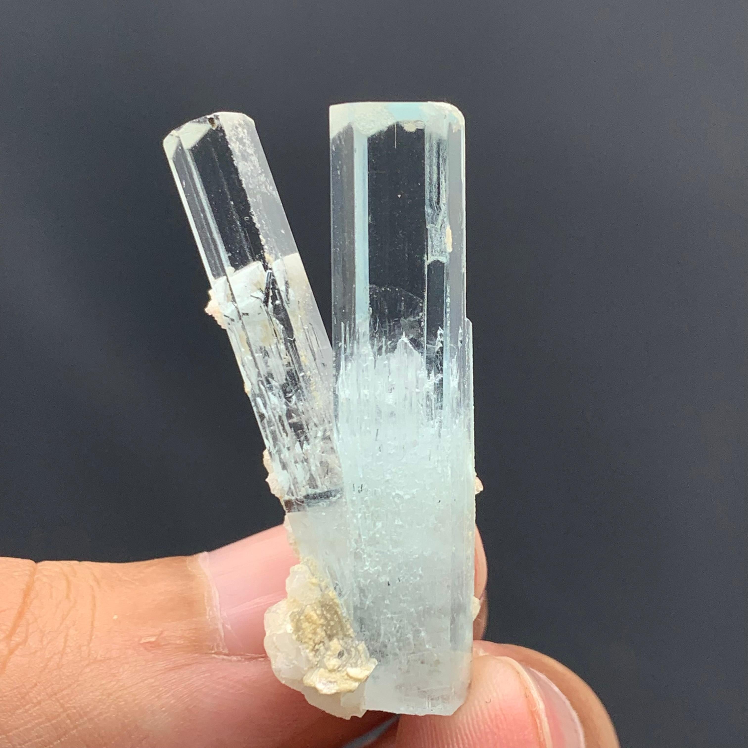 43.35 Cts Amazing Aquamarine Specimen From Shigar Valley, Skardu, Pakistan  For Sale 6