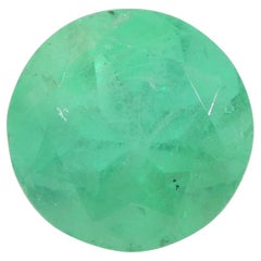 4.33 Carat Round Emerald GIA Certified Colombian