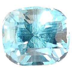 4.35 Carat Aquamarine Gemstone Cushion Cut
