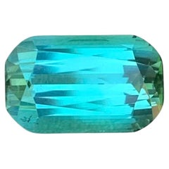 4.35 Carati di tormalina blu verde sciolta naturale con taglio a cuscino