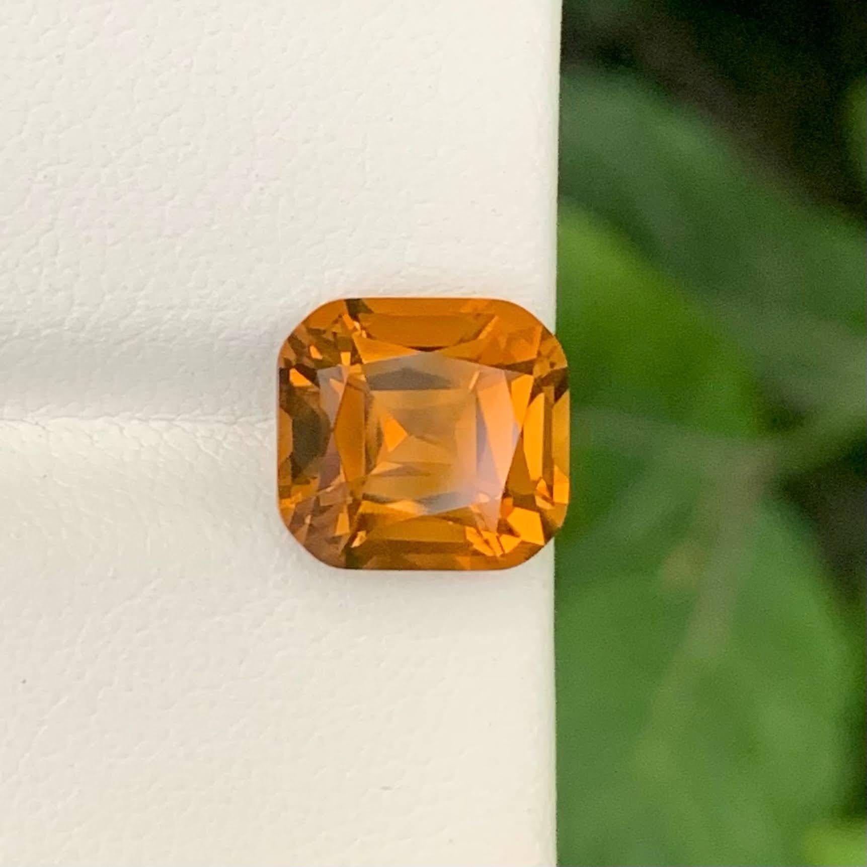 Poids 4,35 carats 
Dimensions 10.0x9.0x6.9mm
Traitement Aucun 
Origine Brésil 
Clarté Nettoyage des yeux 
Forme Coupe Coussin 





Cette citrine orange brunâtre en vrac de 4,35 carats est une pierre précieuse chaleureuse et enchanteresse qui