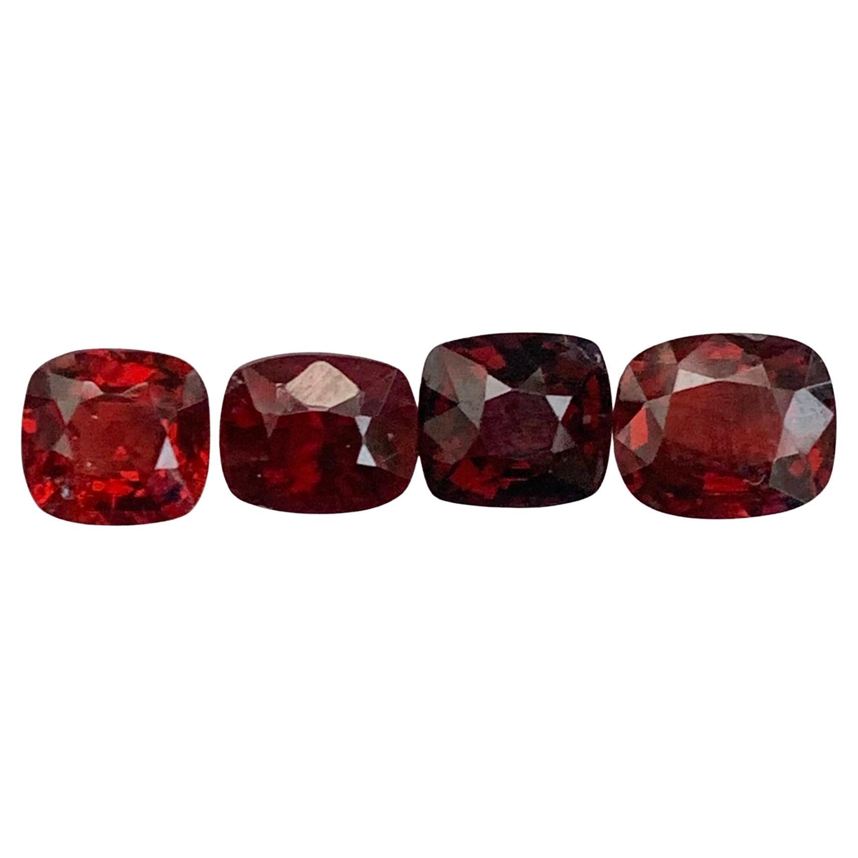 4.35 Carat Natural Loose Burmese Red Spinel Lot For Jewellery Making