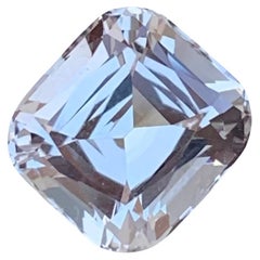 4.35 Carat Natural Loose Light Golden Topaz Cushion Shape Gem Pakistani Mine