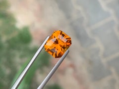 4.35 Carat Natural Loose Maraba Citrine Emerald Shape Gemstone