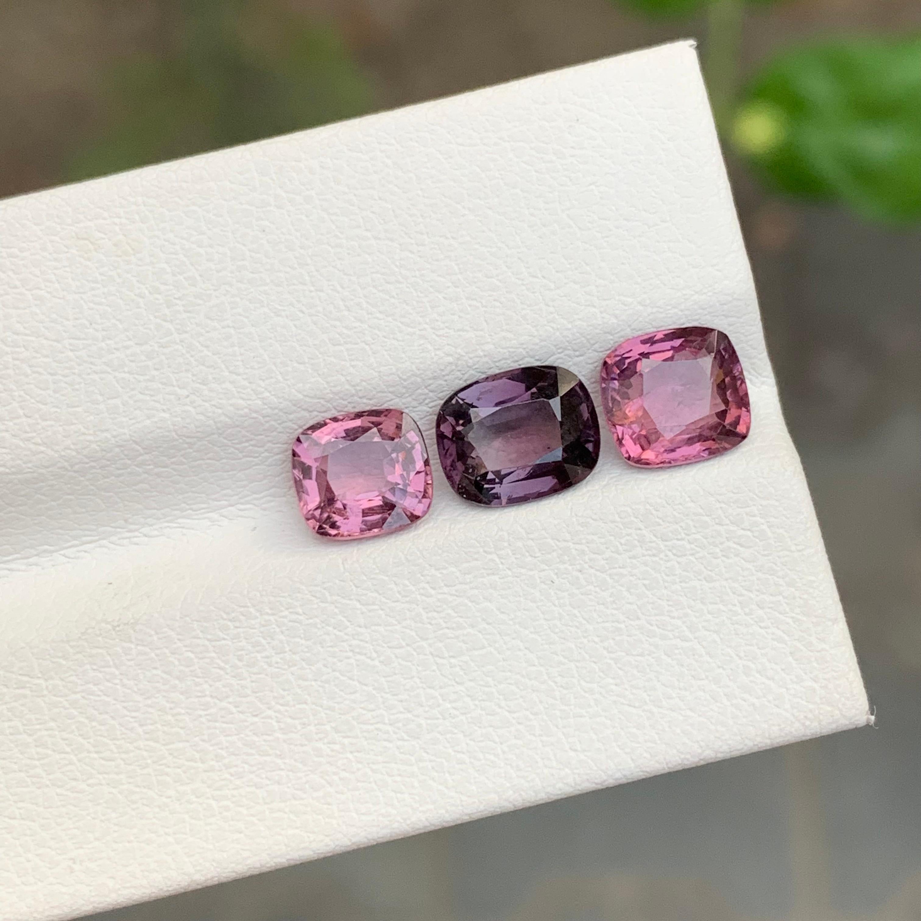 4,35 Karat natürlicher loser Spinell Lot aus Myanmar im Angebot 5