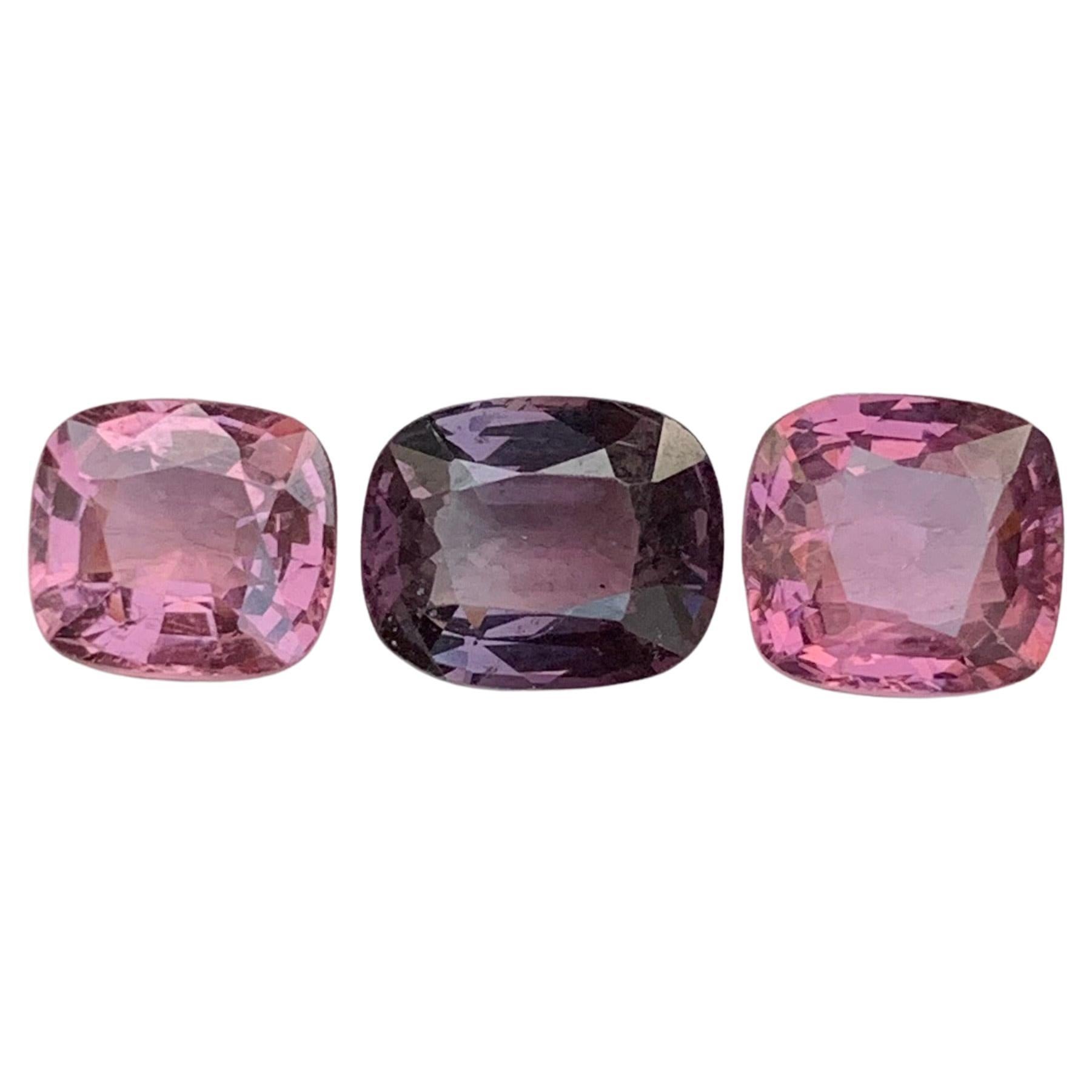 4.35 Carat Natural Loose Spinel Lot From Myanmar