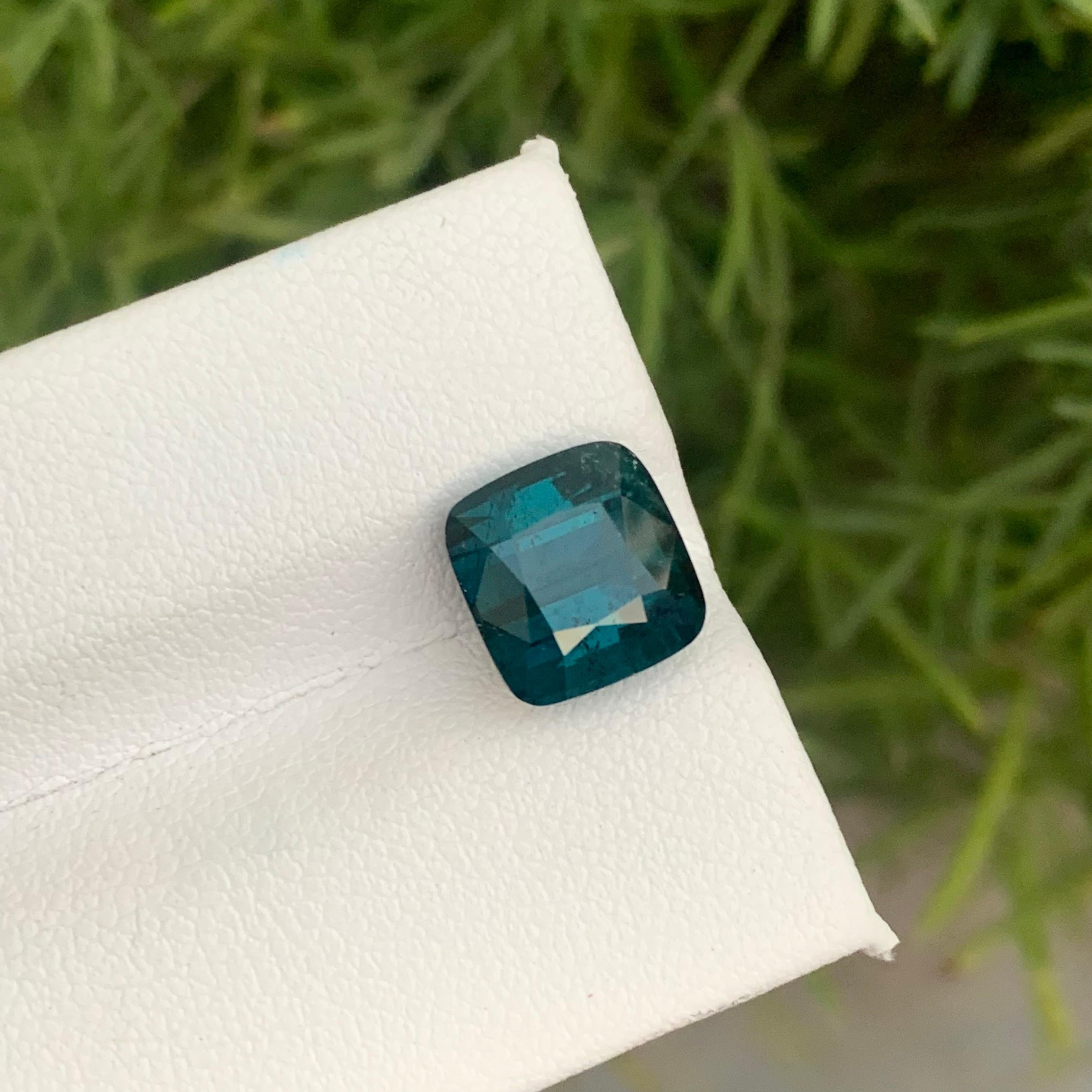 Gorgeous Loose Indicolite Tourmaline
Weight: 4.35 Carats
Dimension: 8.8x8.4x7 Mm
Origin; Kunar Afghanistan Mine
Color: Blue
Shape: Emerald
Treatment: Non
Certificate: On Demand
Indicolite tourmalines (tourmalines with blue in them) are rare.