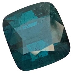 Tourmaline indicolite naturelle de 4,35 carats de couleur bleue riche provenant d'une mine afghane