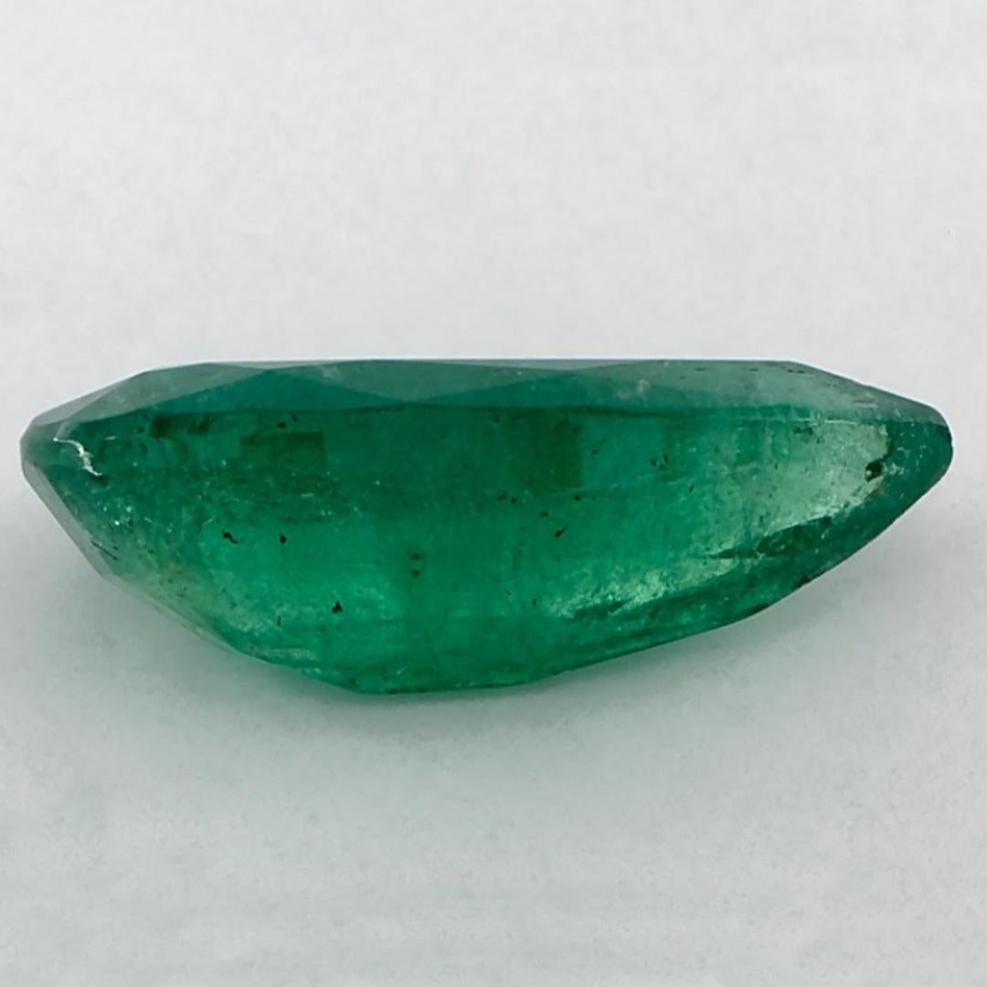 4.35 Ct Emerald Pear Loose Gemstone Neuf - En vente à Fort Lee, NJ