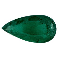 4.35 Ct Emerald Pear Loose Gemstone