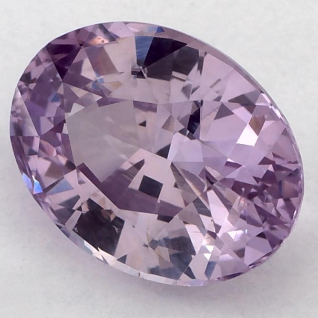 Taille ovale 4.35 Ct Pink Sapphire Oval Loose Gemstone (pierre précieuse en vrac) en vente