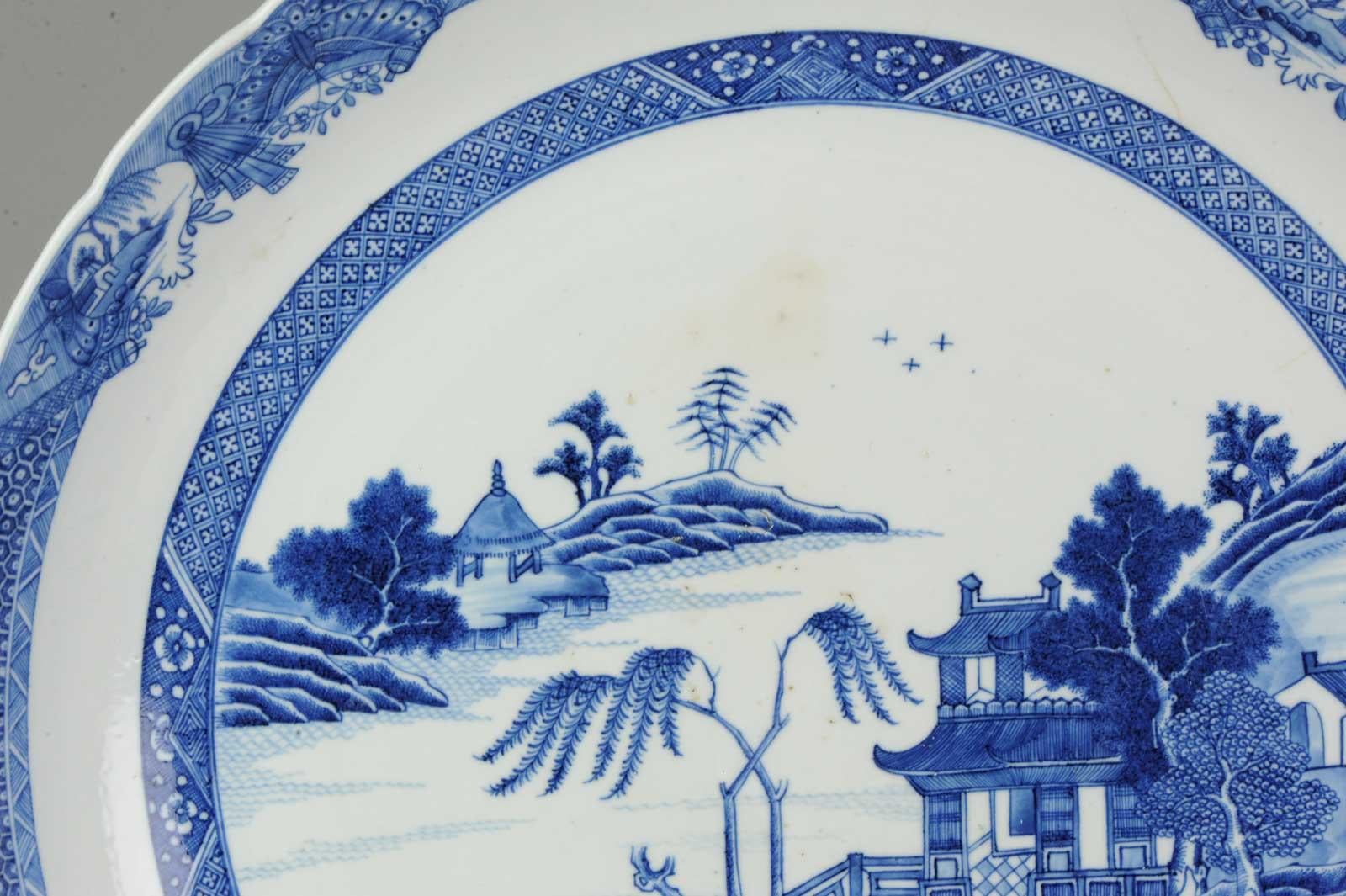 blue and white 18th century ceramics