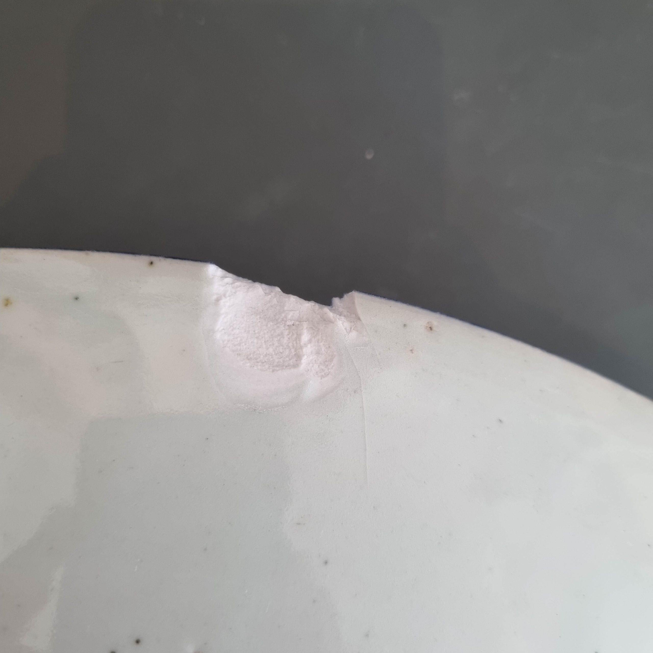 43.5CM Antico piatto di porcellana giapponese del periodo Arita Edo del 17° secolo, stile Ming Kraak in vendita 3