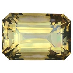 43.60 Carats Natural Citrine Loose Emerald Cut Gemstone