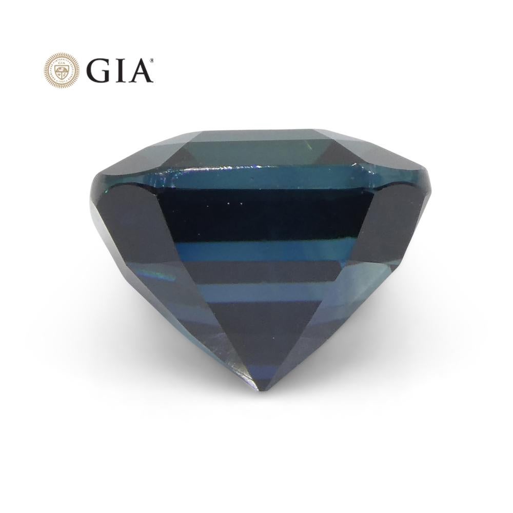 4.36 Carat Cushion Blue Sapphire GIA Certified Unheated For Sale 6