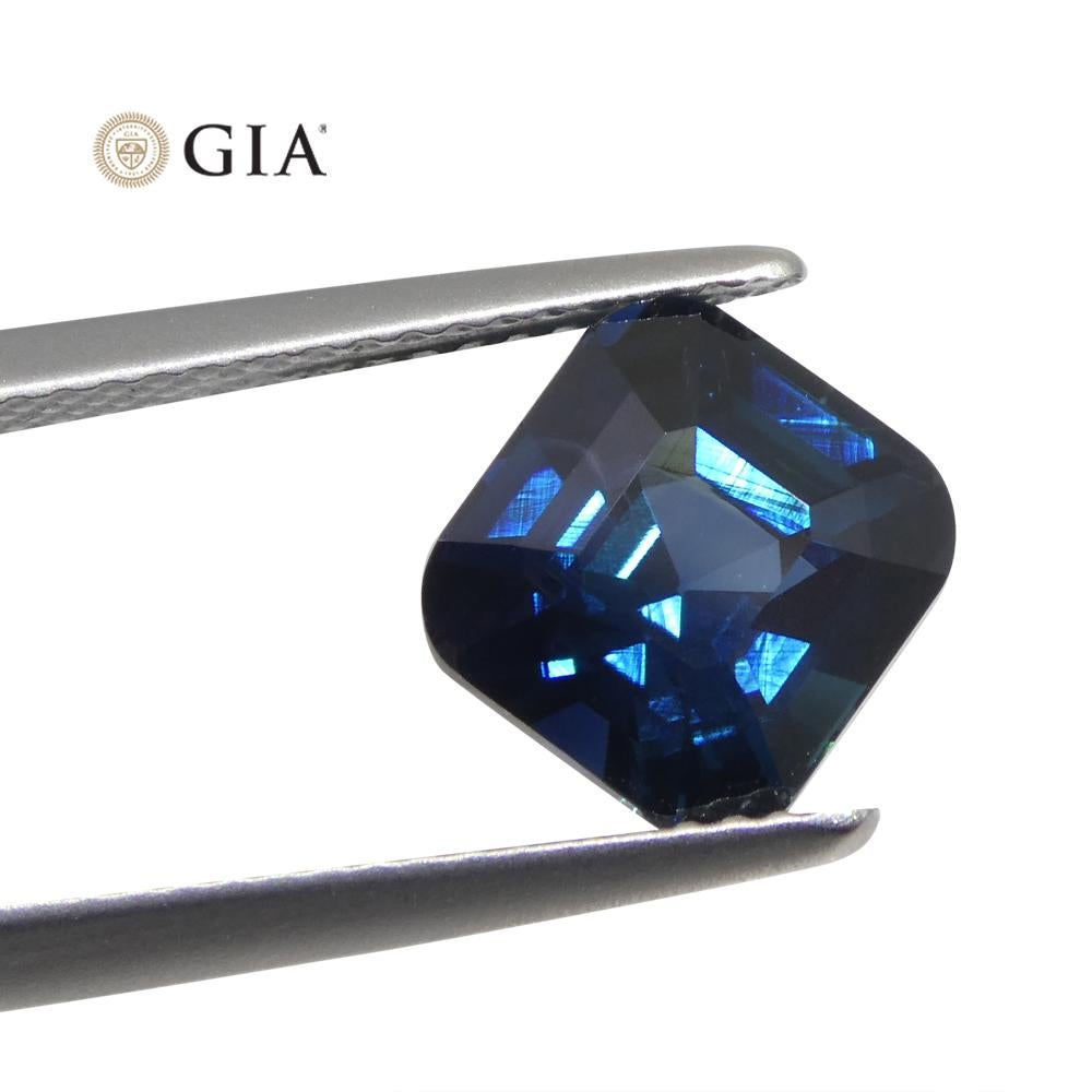 4.36 Carat Cushion Blue Sapphire GIA Certified Unheated In New Condition For Sale In Toronto, Ontario