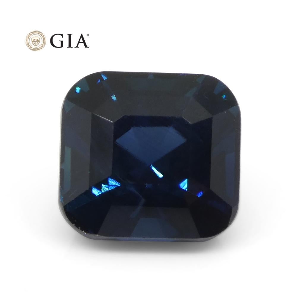 4.36 Carat Cushion Blue Sapphire GIA Certified Unheated For Sale 1
