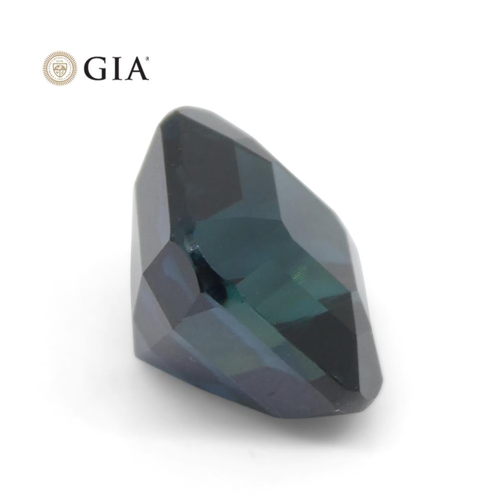 4.36 Carat Cushion Blue Sapphire GIA Certified Unheated For Sale 5