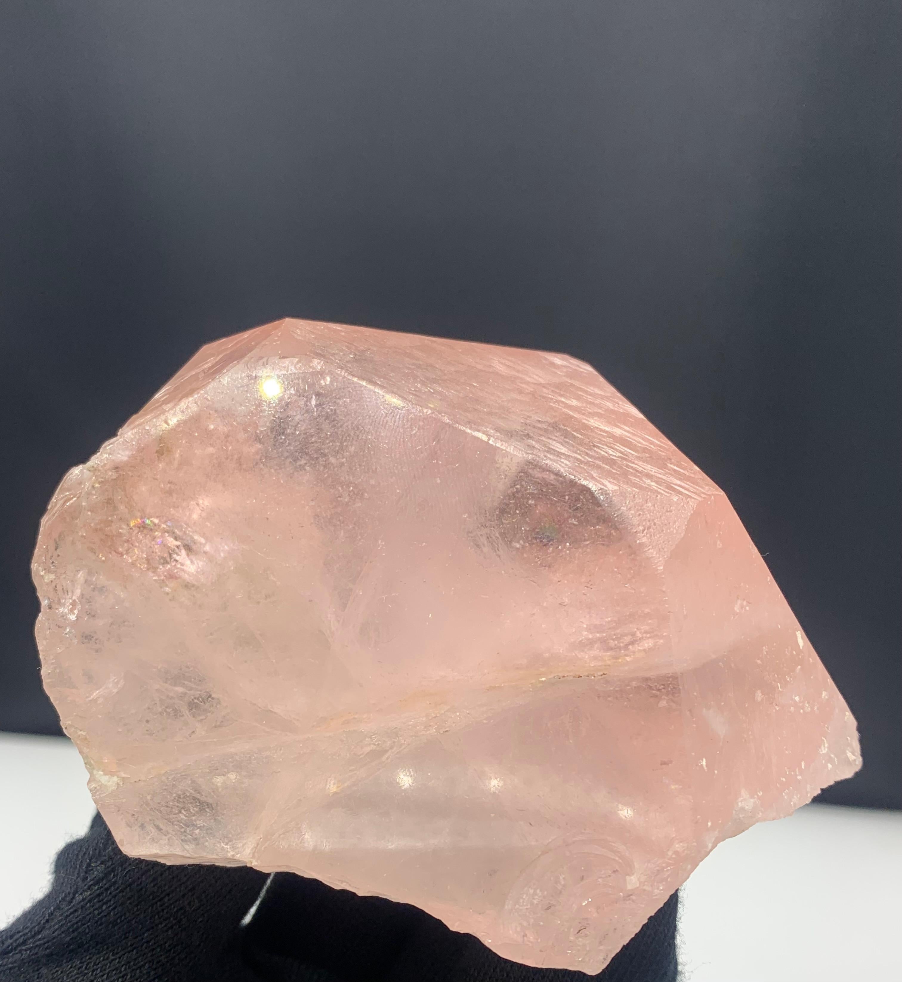 437.51 Gram Lovely Morganite Specimen With Muscovite From Kunar, Afghanistan 

Weight: 437.51 Gram 
Dimension: 8.5 x 10 x 5.1 Cm
Origin: Kunar, Afghanistan 

With its soft pinkish hue, morganite is often associated with innocence, sweetness, romance
