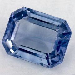 4.38 Ct Blue Sapphire Octagon Cut Loose Gemstone