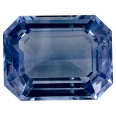 4.38 Ct Zaffiro blu taglio ottagono Gemma sfusa