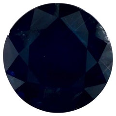 4.38 ct Zafiro Azul Redondo Gema Suelta
